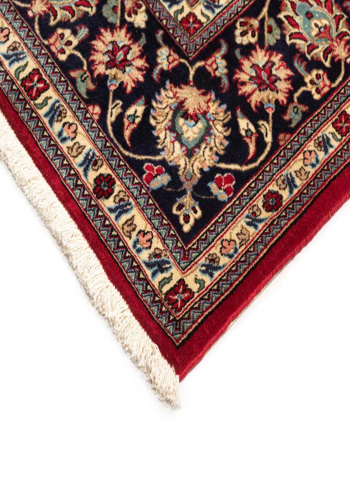 6' 9 x 9' 11 Hand Knotted Qom Persian Rug
