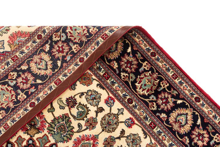 Detail image of 6' 9 x 9' 11 Hand Knotted Qom Persian Rug