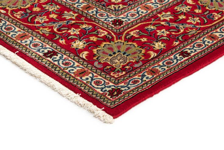 Detail image of 6' 8 x 9' 11 Hand Knotted Qom Persian Rug