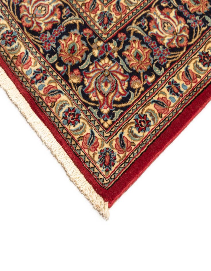 Detail image of 6' 7 x 9' 10  Hand Knotted Qom Persian Rug