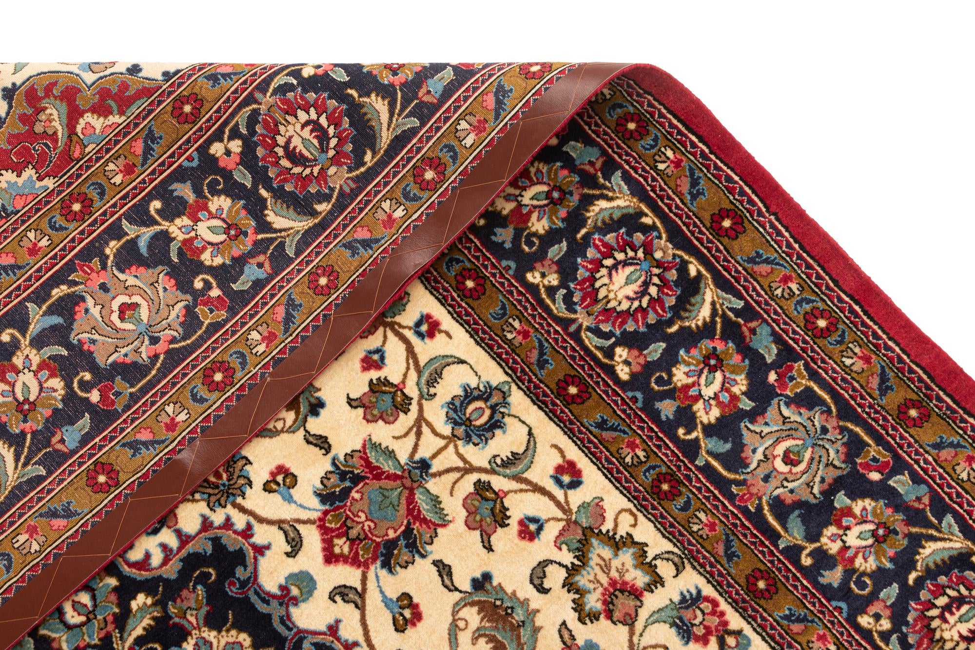 6' 8 x 10' Hand Knotted Qom Persian Rug