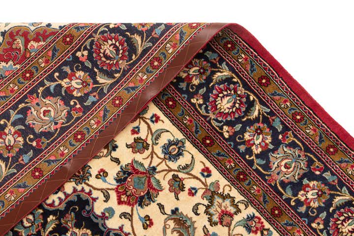 6' 8 x 10' Hand Knotted Qom Persian Rug