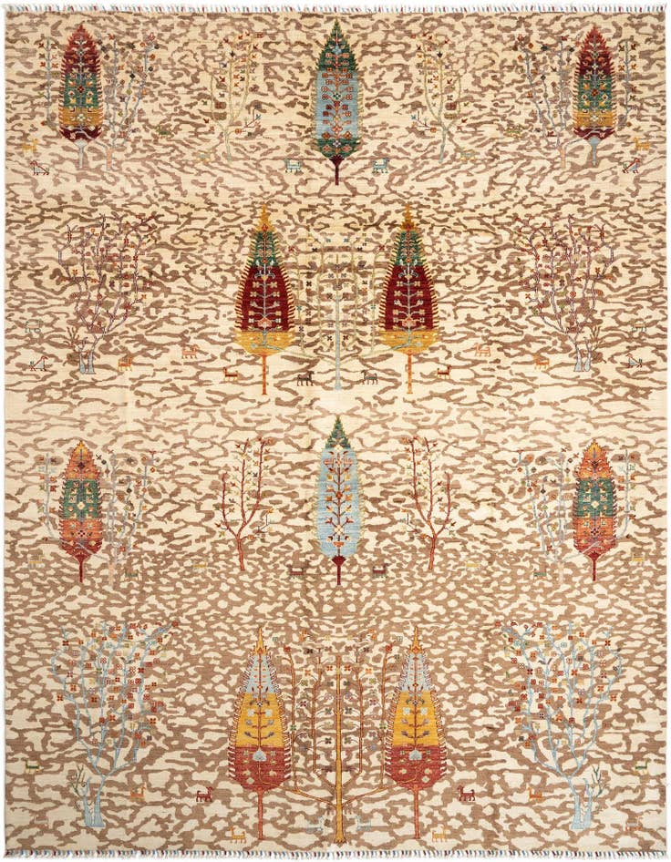 Detail image of 9' 10 x 12' 10 Rubin Wool Rug