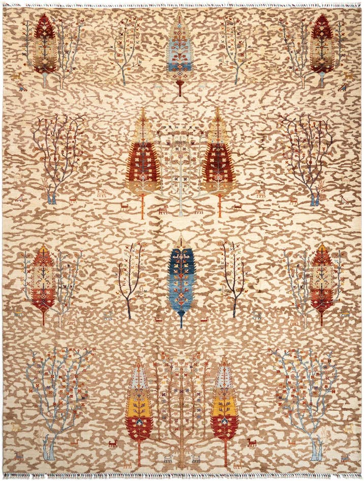 Detail image of 10' x 13' 1 Rubin Wool Rug