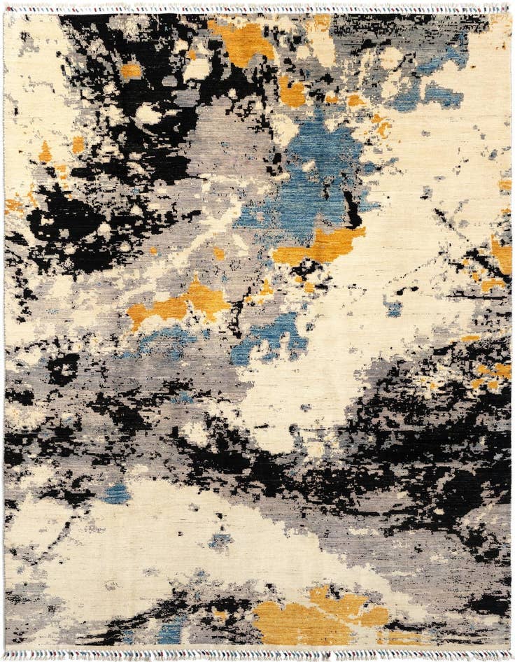 Detail image of 6' 8 x 9' 11 Rubin Wool Rug