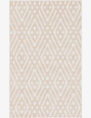 Beige Easy-Clean Sabrina Soto Ella Indoor / Outdoor Rug