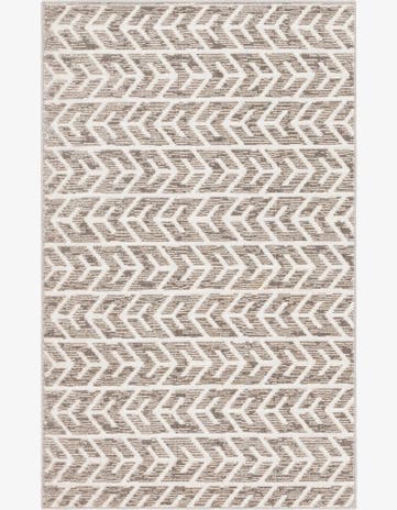 Beige Easy-Clean Sabrina Soto Aston Indoor / Outdoor Rug