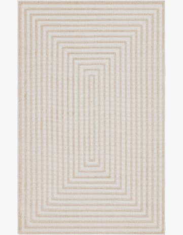 Beige Easy-Clean Sabrina Soto Prescott Indoor / Outdoor Rug