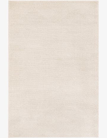 Beige Easy-Clean Sabrina Soto Indoor / Outdoor Rug