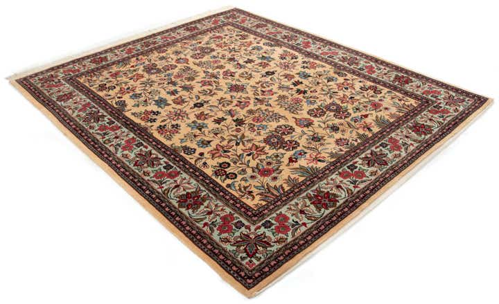 7' 6 x 8' 8 Sarough Wool Rug