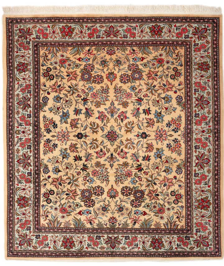 7' 6 x 8' 8 Sarough Wool Rug
