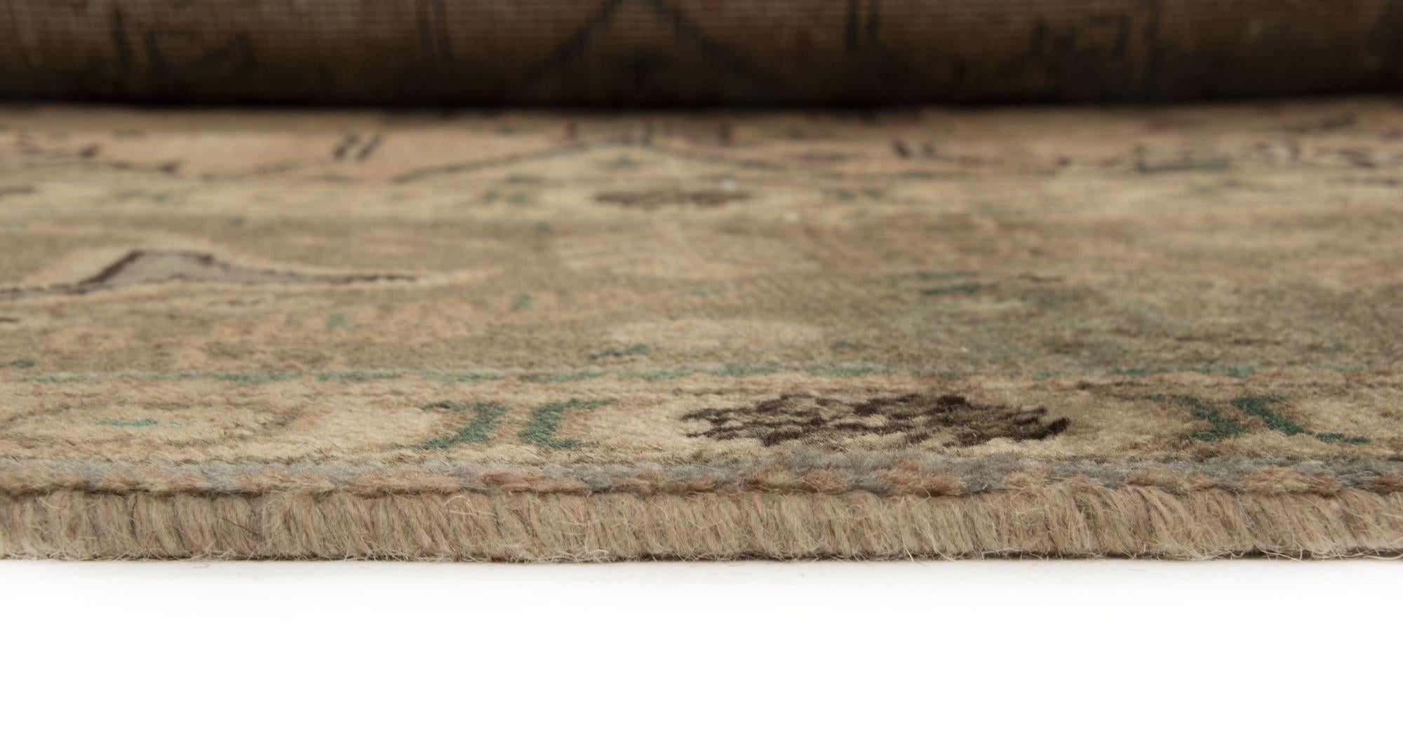 9' 8 x 12' 8 Hand Knotted Sarough Persian Wool Rug