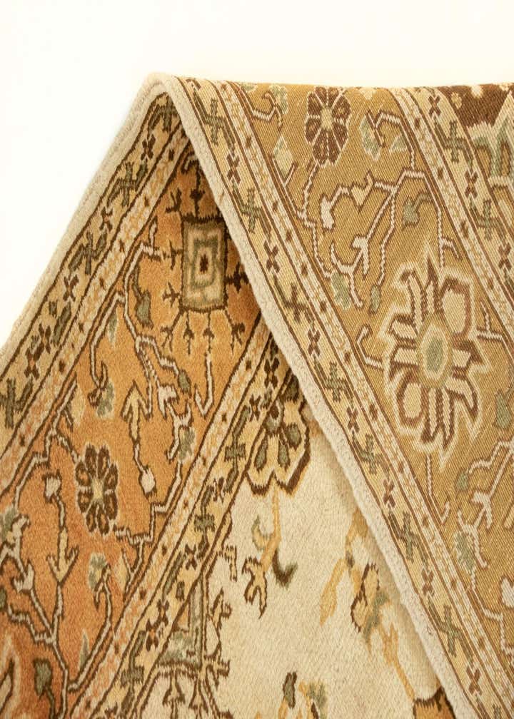 6' 9 x 9' 2 Hand Knotted Sarough Persian Wool Rug