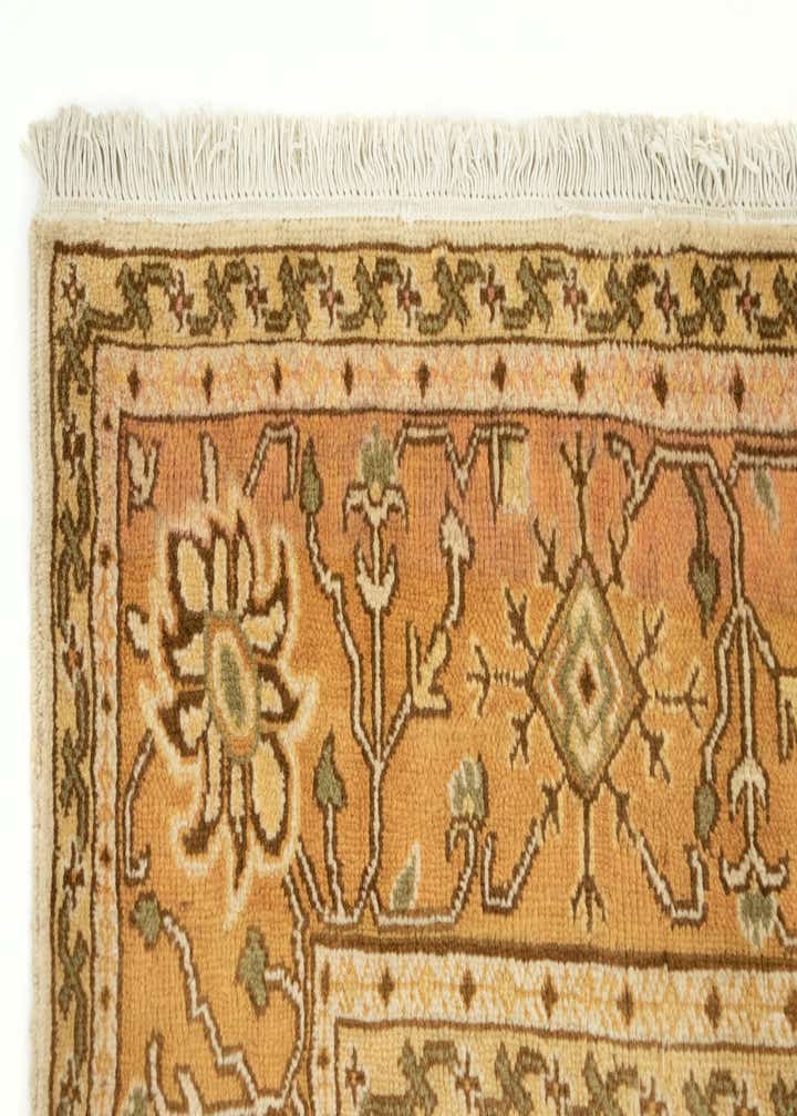 6' 9 x 9' 2 Hand Knotted Sarough Persian Wool Rug