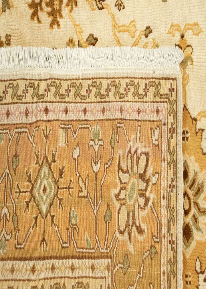 6' 9 x 9' 2 Hand Knotted Sarough Persian Wool Rug