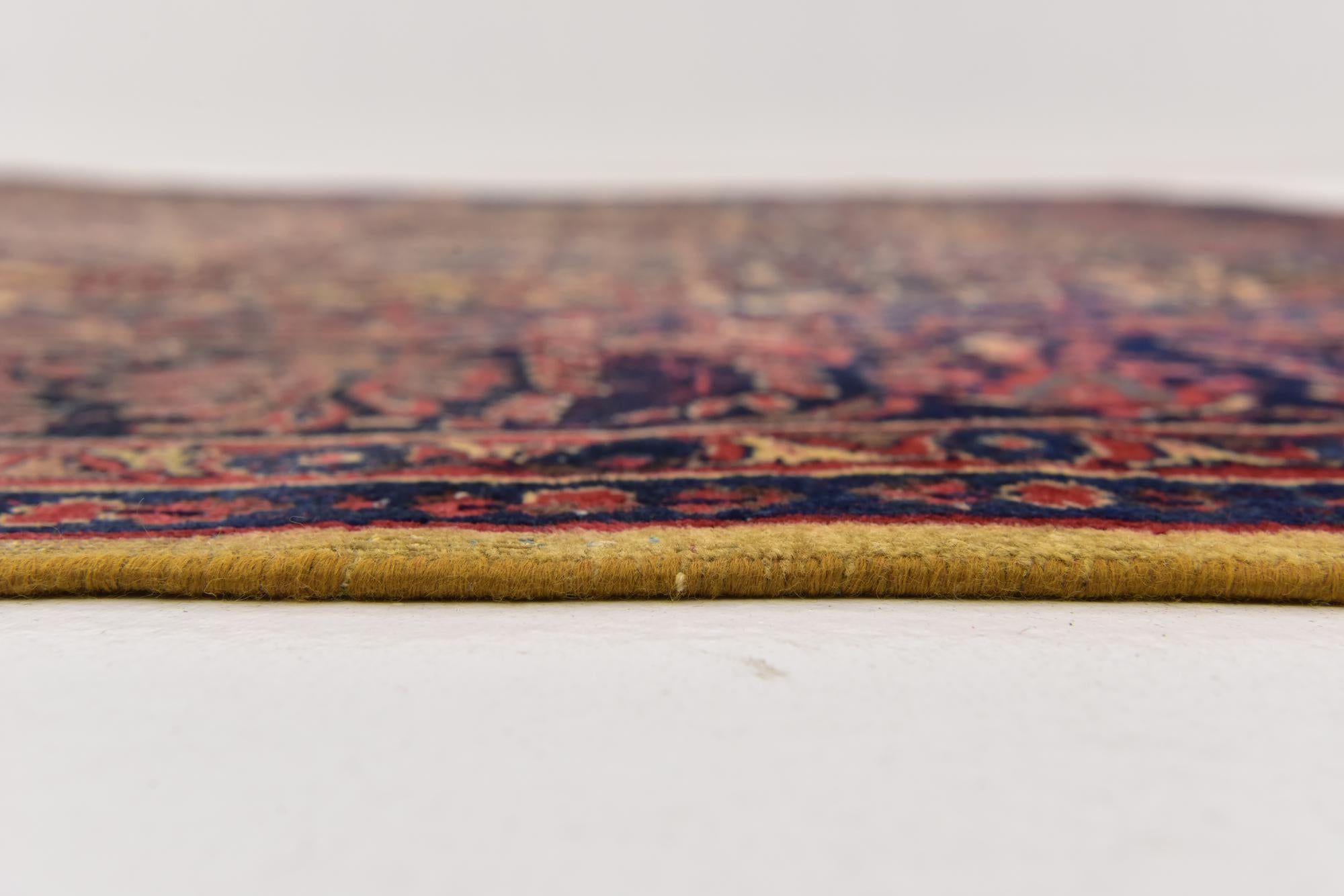 7' 5 x 10' 5 Hand Knotted Sarough Persian Wool Rug