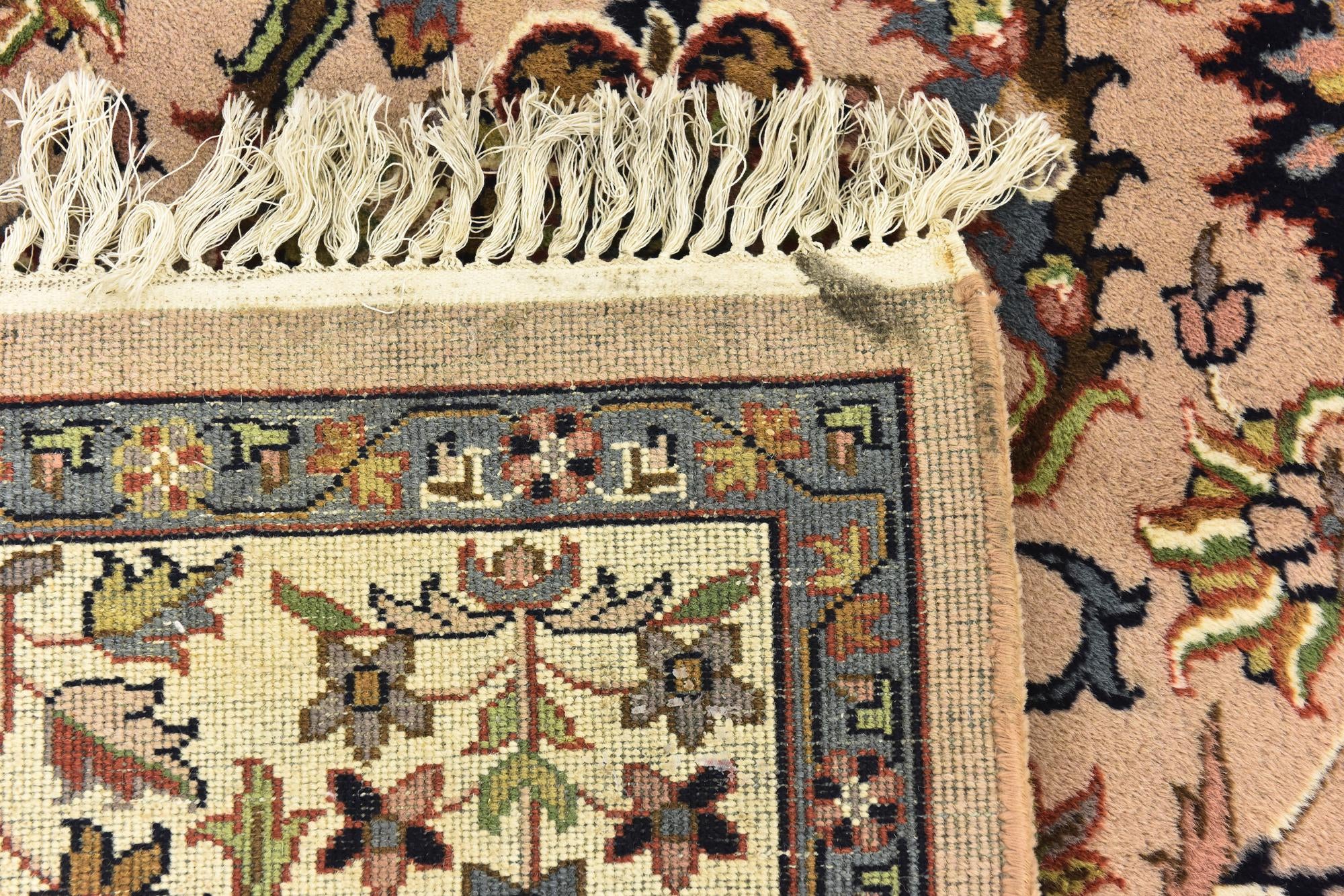6' 6 x 10' 2 Hand Knotted Sarough Wool Rug