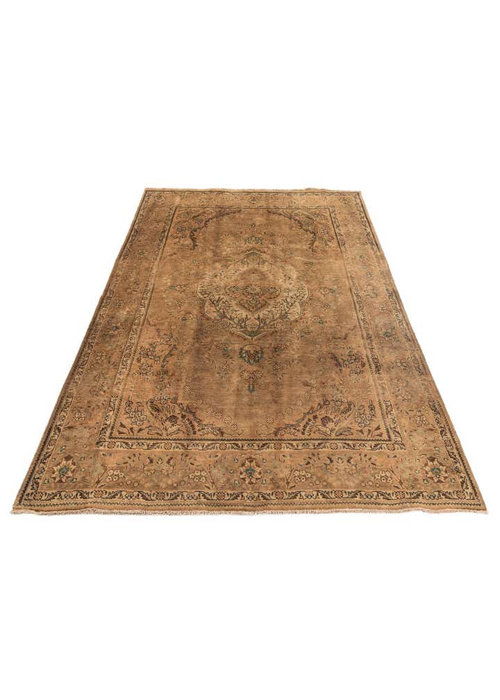 6' 8 x 9' 10 Hand Knotted Sarough Persian Wool Rug