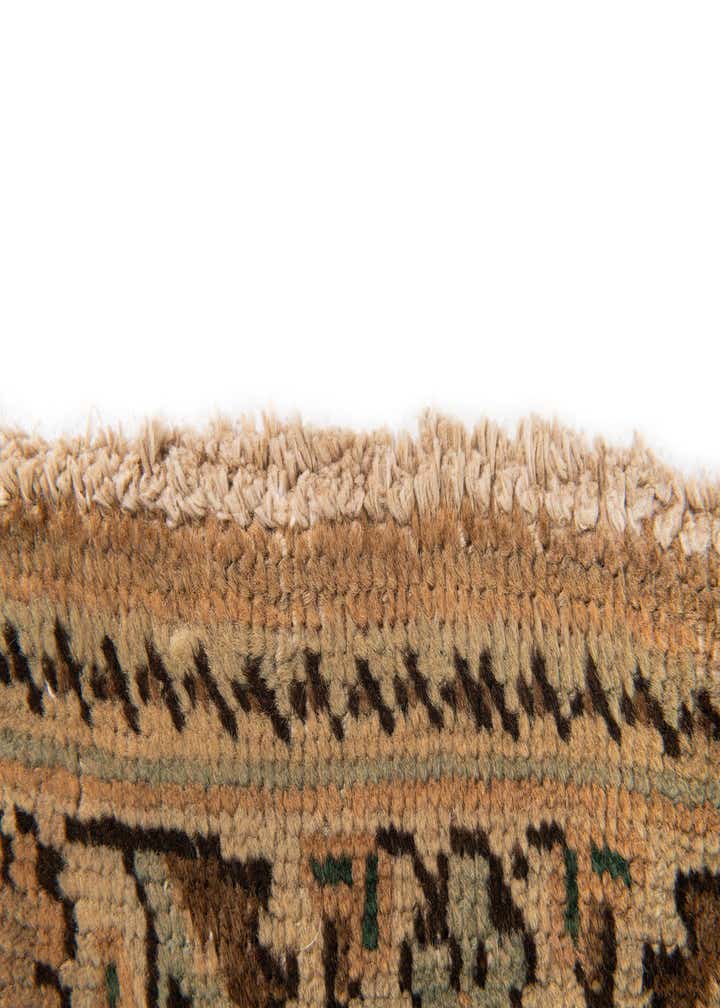 6' 8 x 9' 10 Hand Knotted Sarough Persian Wool Rug