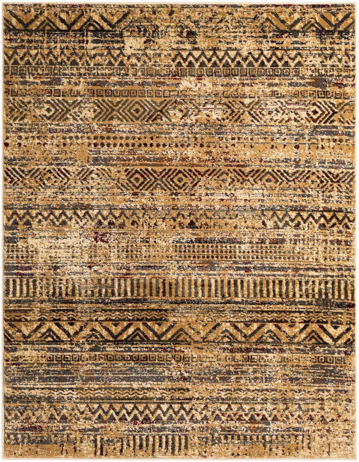 Detail image of 5' 3 x 7' Saturn Rug