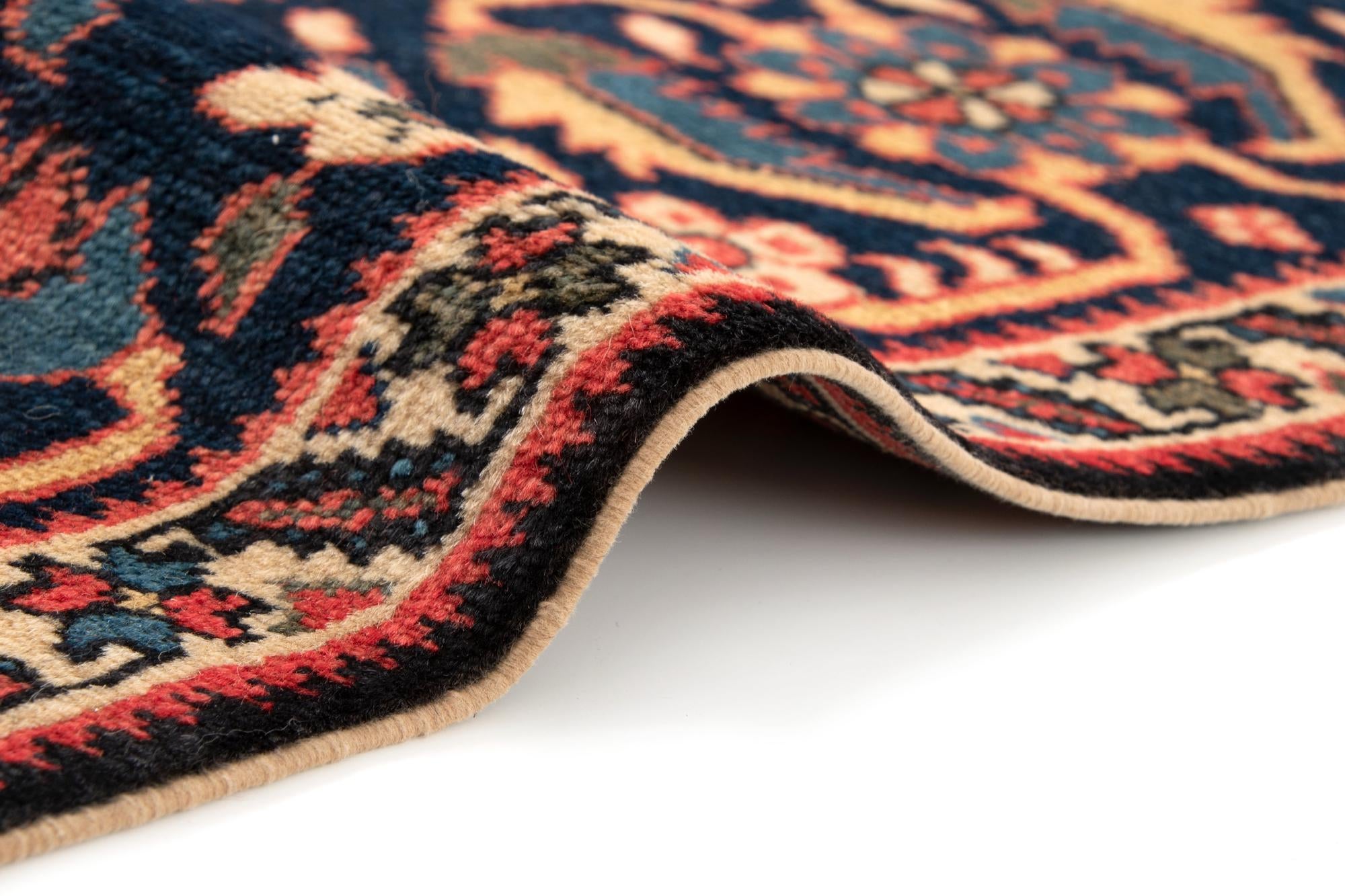 6' 8 x 9' 8 Hand Knotted Schirwan Rug
