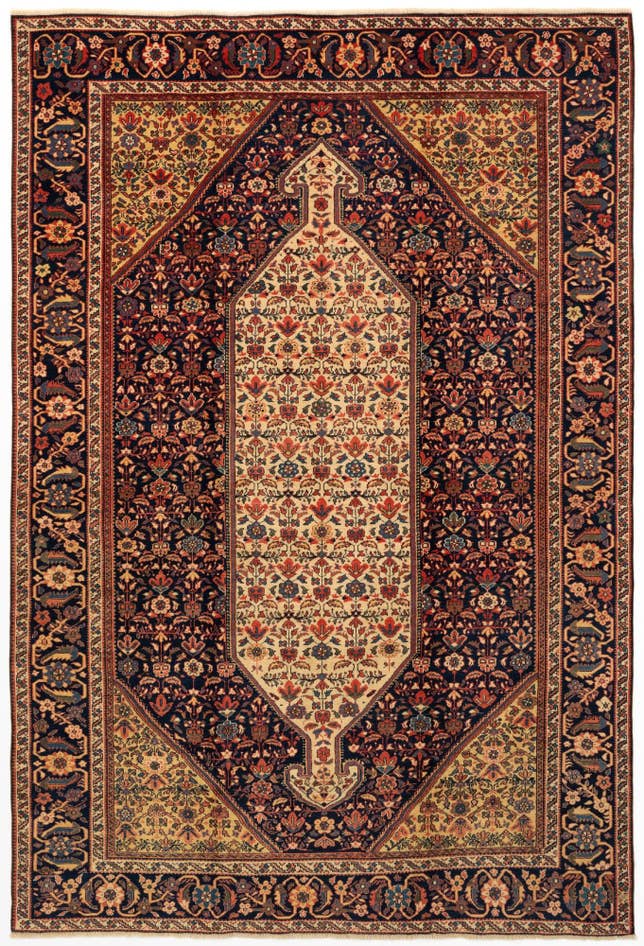 Detail image of 205cm x 295cm anudado a mano Schirwan Alfombra