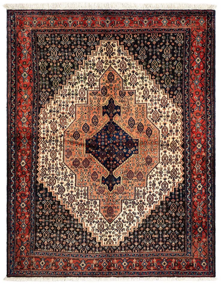 Detail image of 4' 8 x 6' 11 Senneh Rug