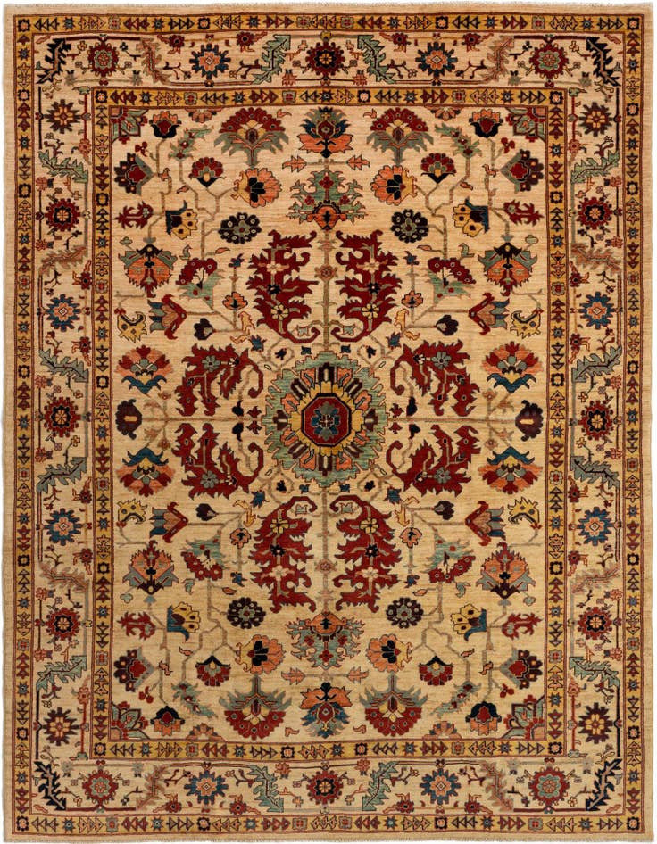 Detail image of 7' 3 x 9' 5 Serapi Wool Rug
