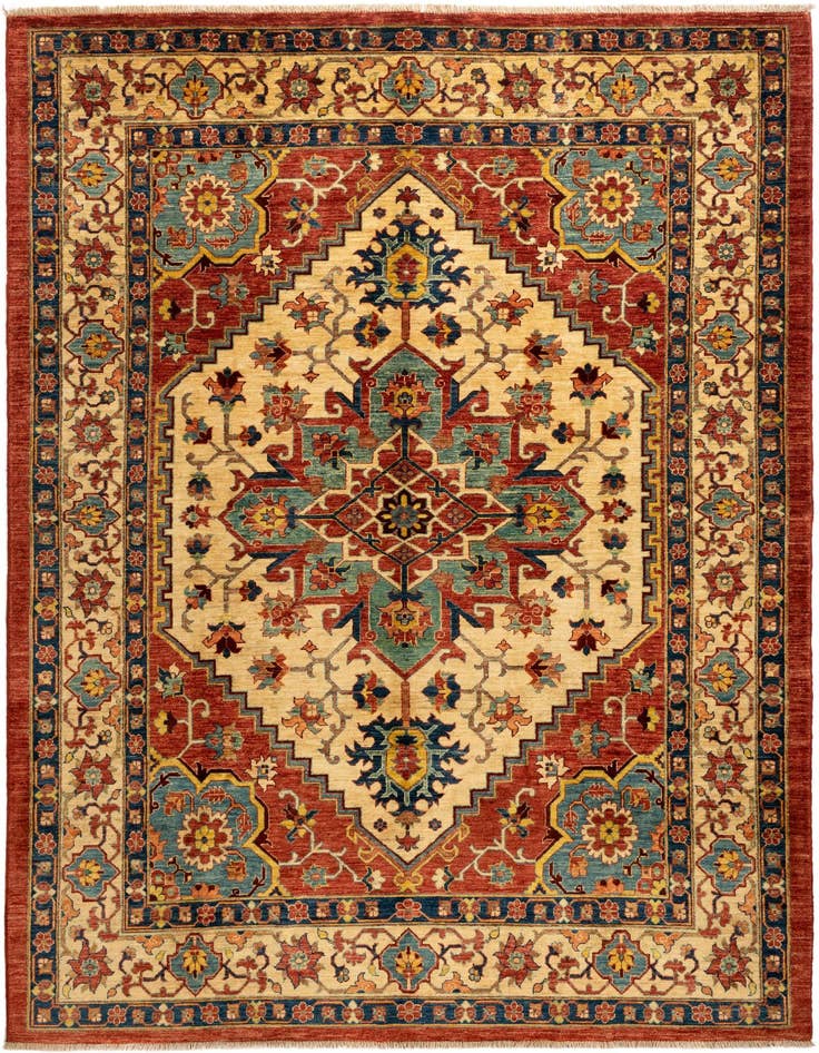 Detail image of 7' 4 x 10' 1 Serapi Wool Rug