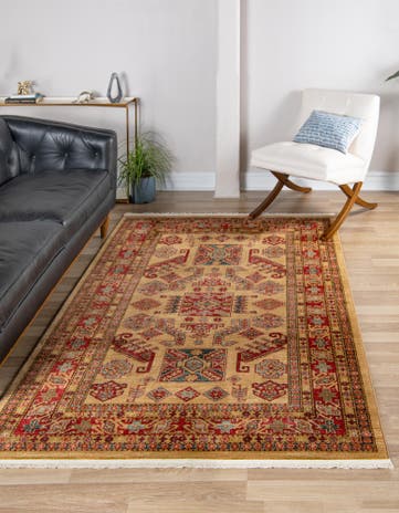 Beige Serapi Rug