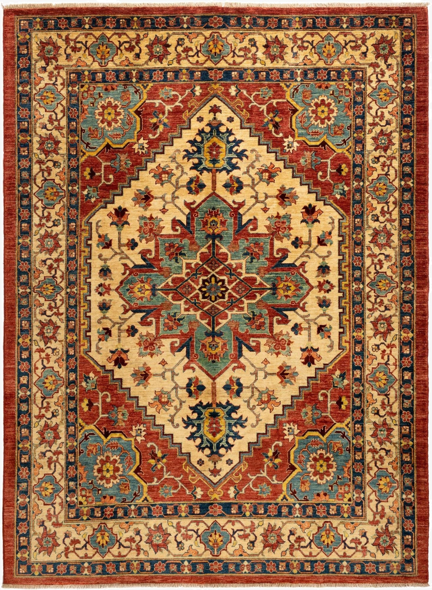 7' 4 x 10' 1 Serapi Wool Rug