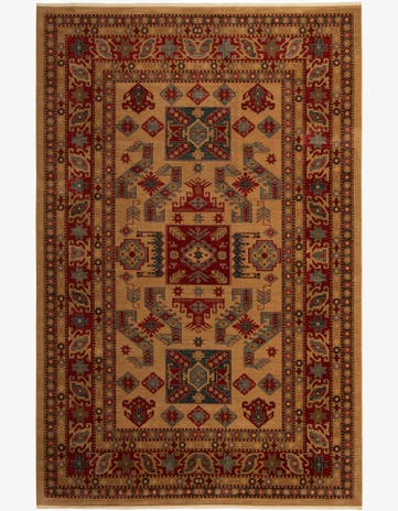 Beige Serapi Rug