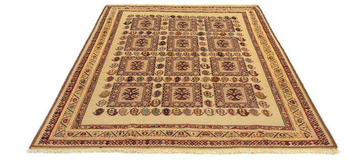 6' 10 x 9' 10 Hand Knotted Sergan Persian Rug