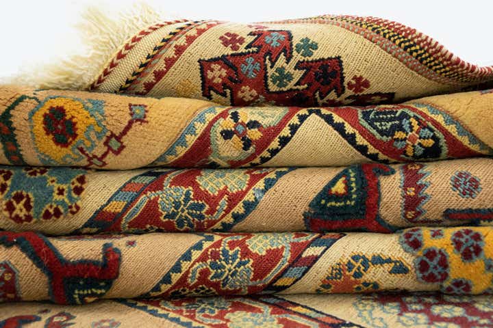 6' 10 x 9' 10 Hand Knotted Sergan Persian Rug