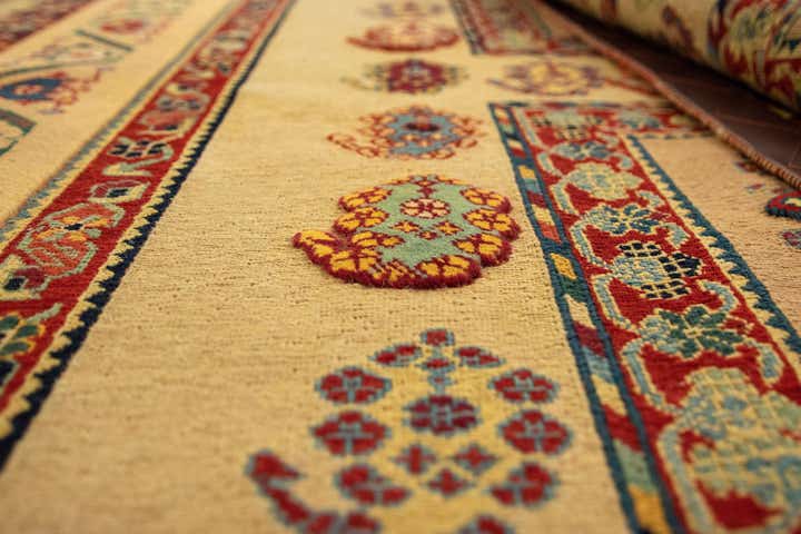 6' 10 x 9' 10 Hand Knotted Sergan Persian Rug