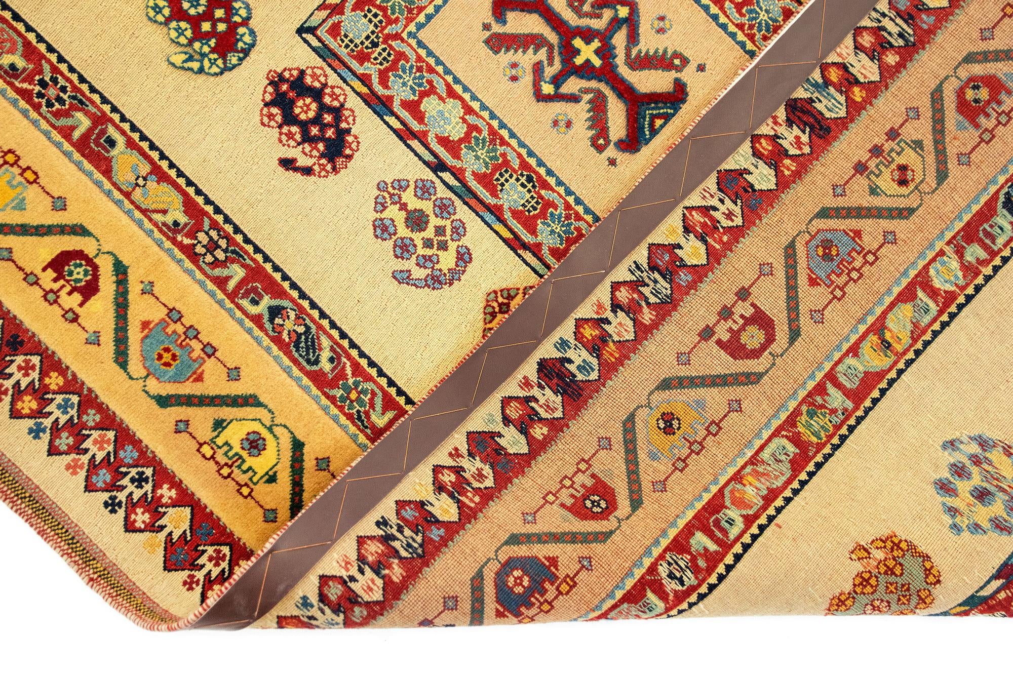 6' 10 x 9' 10 Hand Knotted Sergan Persian Rug