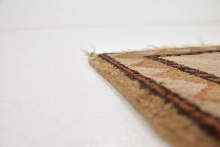 3' 7 x 5' Hand Knotted Shiraz-Gabbeh Persian Wool Rug