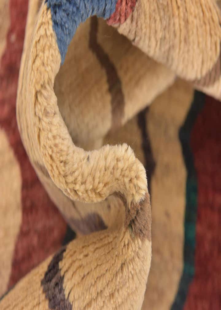 4' x 5' 6 Hand Knotted Shiraz-Gabbeh Persian Wool Rug