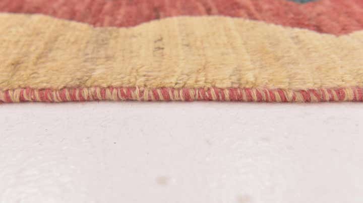 4' x 5' 6 Hand Knotted Shiraz-Gabbeh Persian Wool Rug