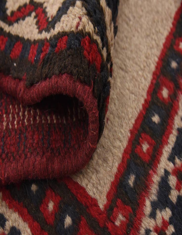 Detail image of 4' 10 x 6' 2 Hand Knotted Shiraz Persian Wool Rug