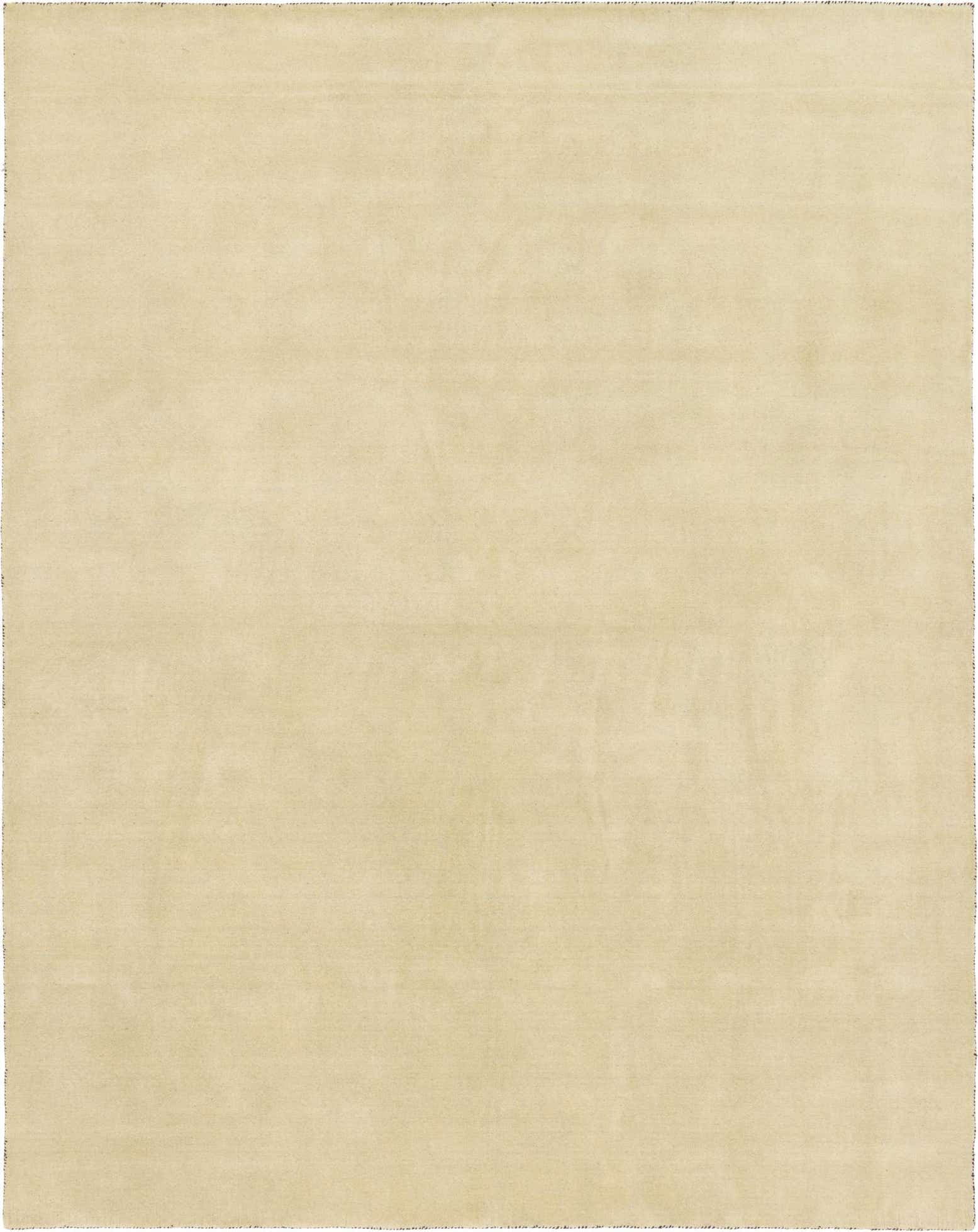 9' 10 x 13' Hand Knotted Solid Gabbeh Wool Rug