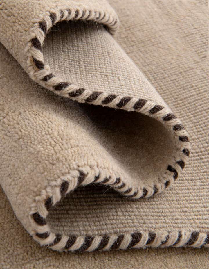 9' 10 x 13' Hand Knotted Solid Gabbeh Wool Rug