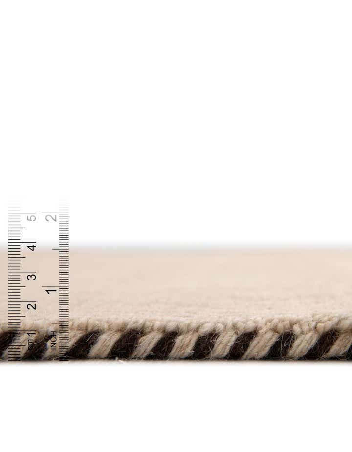 9' 10 x 13' Hand Knotted Solid Gabbeh Wool Rug