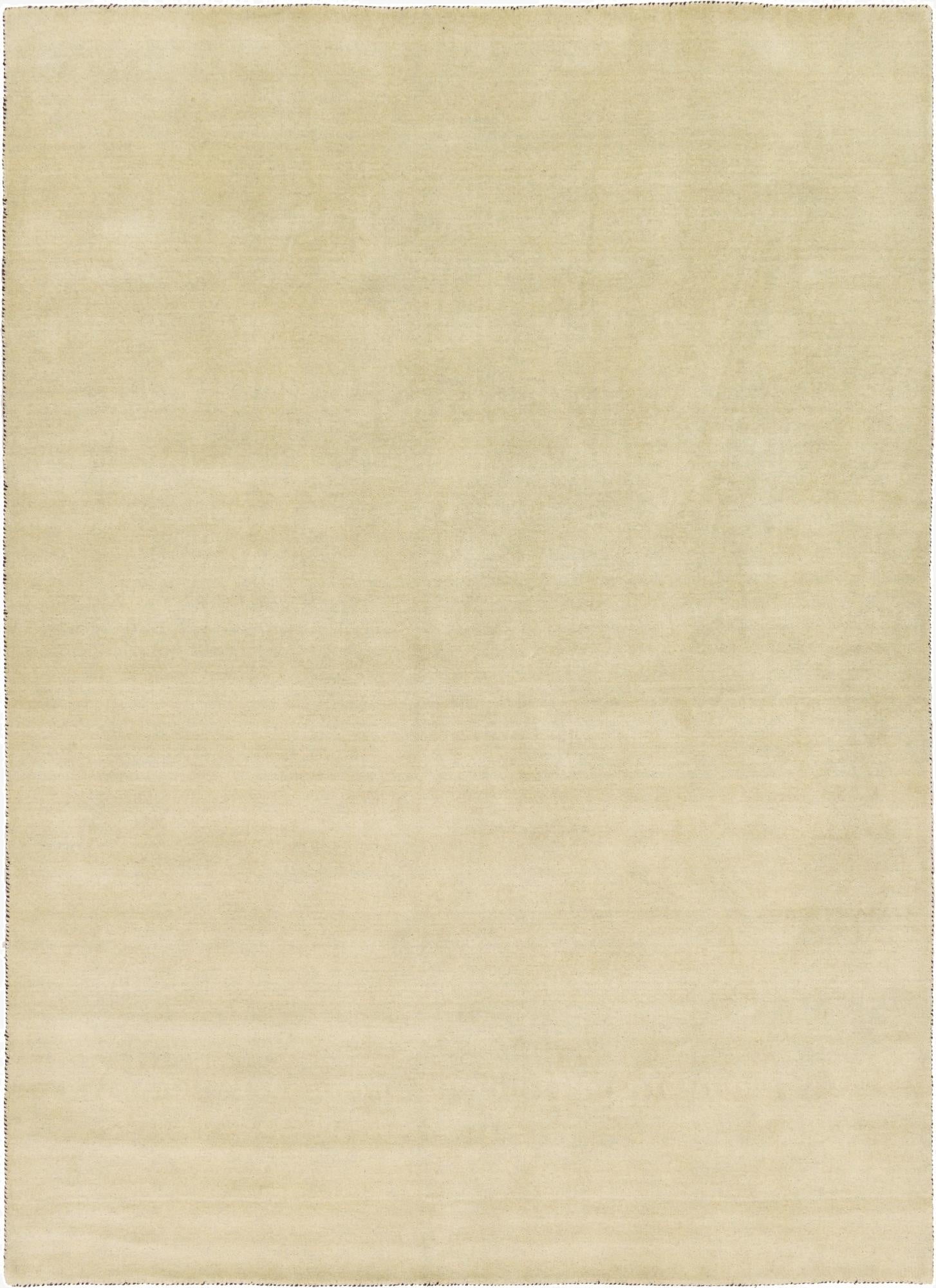 8' 2 x 11' 6  Hand Knotted Solid Gabbeh Wool Rug