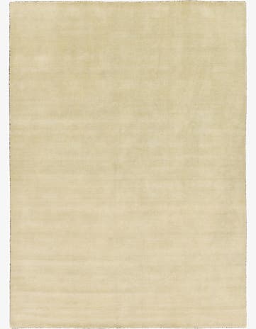 8' 2 x 11' 6 Hand Knotted Solid Gabbeh Wool Rug