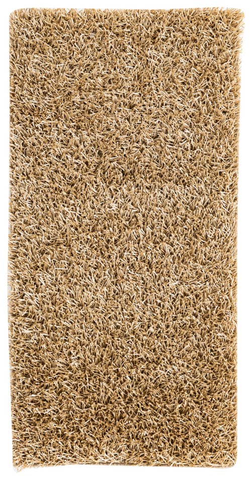 Detail image of 2' 5 x 4' 10 Hand Knotted Solid Shag Oriental Rug