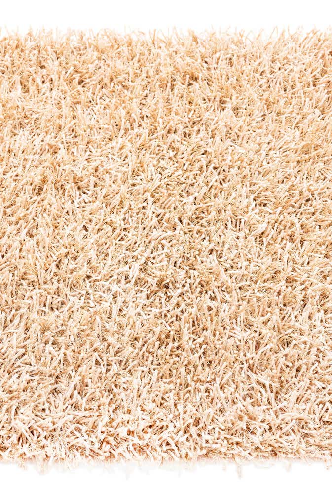 2' 7 x 4' 8 Hand Knotted Solid Shag Oriental Rug