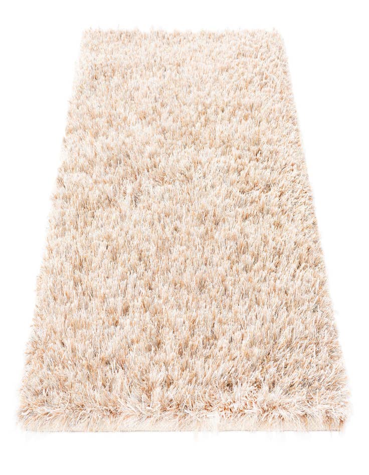 Detail image of 3' 1 x 5' 4 Hand Knotted Solid Shag Oriental Rug