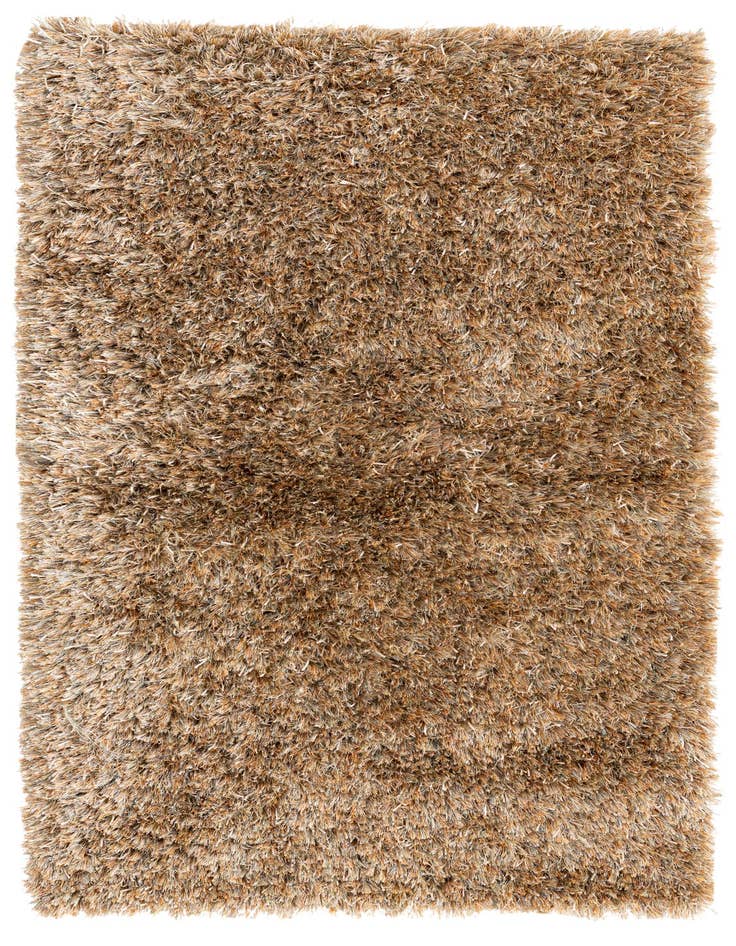 Detail image of 3' 1 x 5' 4 Hand Knotted Solid Shag Oriental Rug