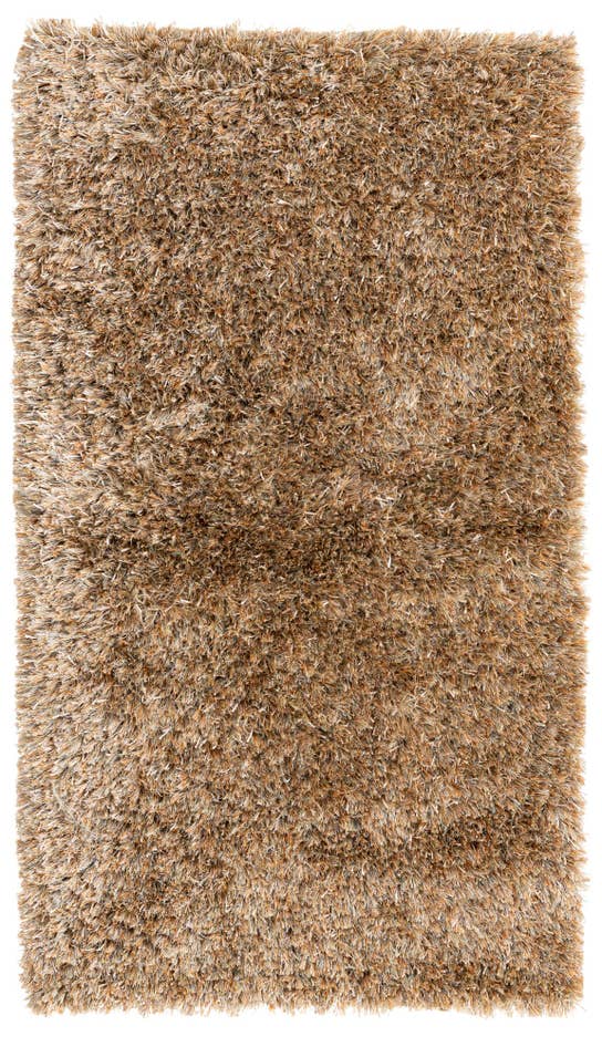 Detail image of 3' 1 x 5' 4 Hand Knotted Solid Shag Oriental Rug